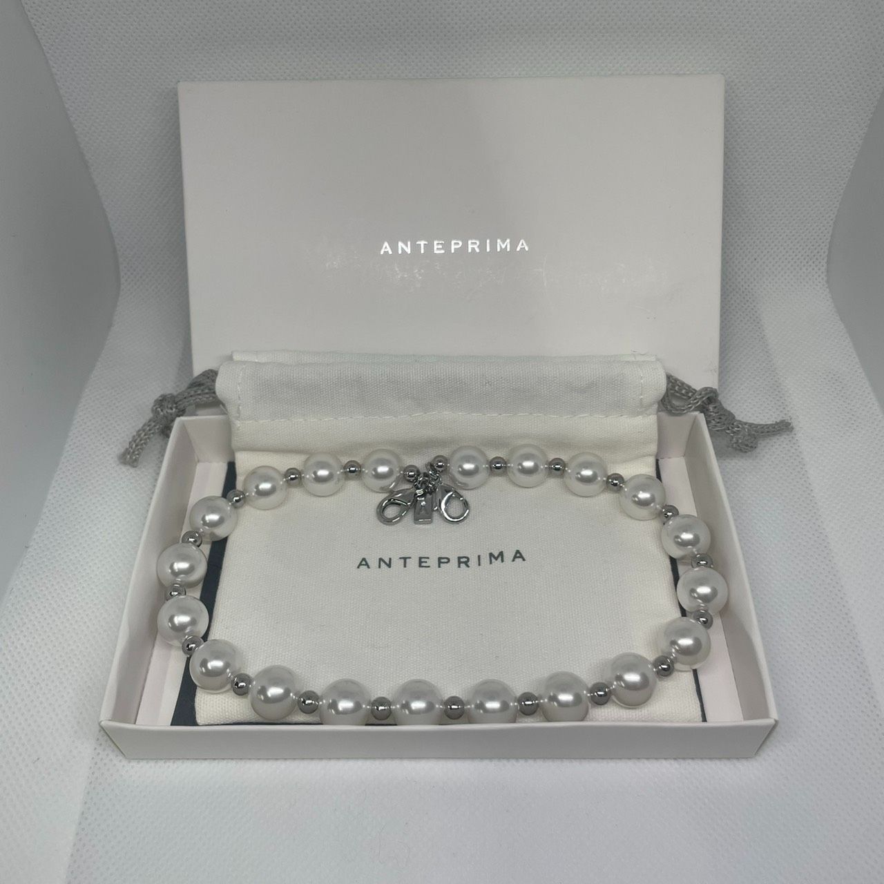 ANTEPRIMA】アンテプリマ ペルラーティ シルバー ハンドル バッグ