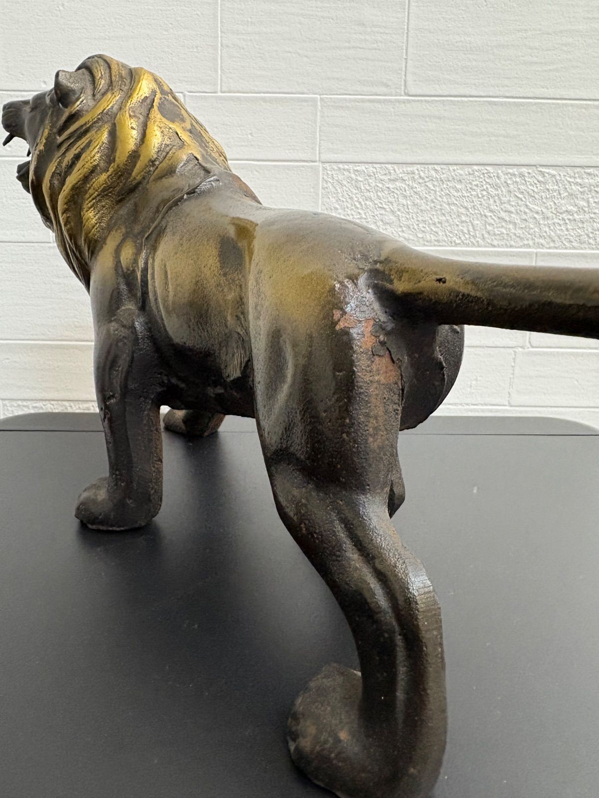 ライオンオブジェ置物 - メルカリ