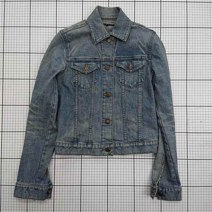 ◇ ⊇ セオリー theory デニムジャケット 2 インディゴ系 レディース E