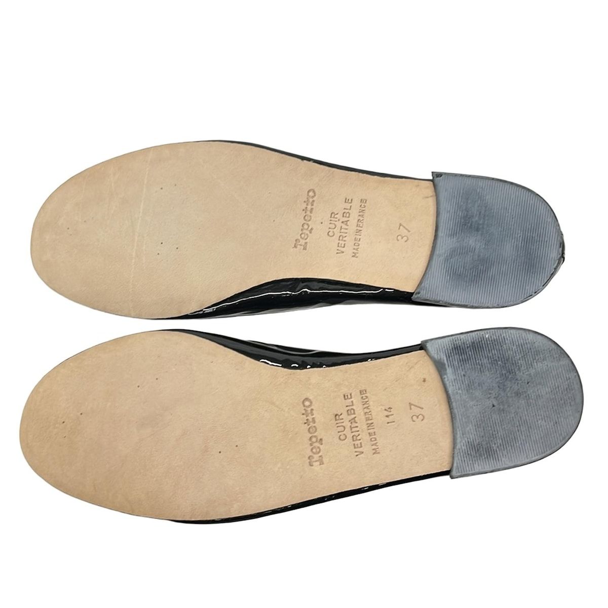 Repetto フラットシューズ ブラック 37 レペット repetto(レペット) フラットシューズ 37 レディース - 黒 リボン