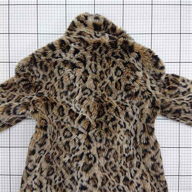 ◇ ⊇ ザラ ZARA BASIC レオパード柄フェイクファーコート XS