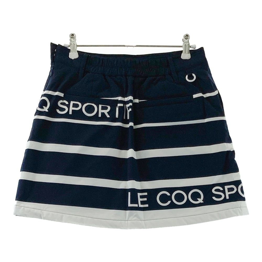 サイズ：9 LE COQ GOLF ルコックゴルフ 中綿スカート ネイビー系