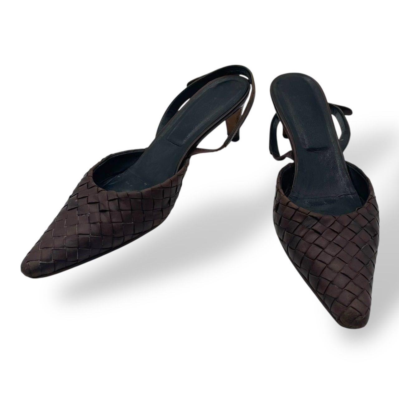 ☆美品☆ボッテガ・ヴェネタ　イントレチャート　パンプス　ヒール　レザー　23cm 楽天市場】ボッテガ ヴェネタ （BOTTEGA VENETA） イントレチャート