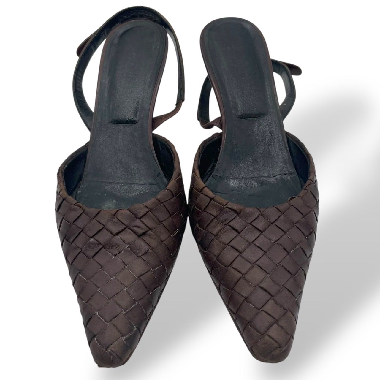 【美品】BOTTEGAVENETA イントレチャート ストラップ パンプス 楽天市場】ボッテガ ヴェネタ （BOTTEGA VENETA） イントレチャート