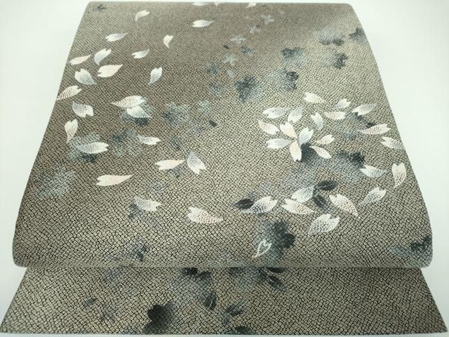 平和屋着物○極上 中国人間国宝 将雪英 中国三大刺繍 相良刺繍 袋帯 舞