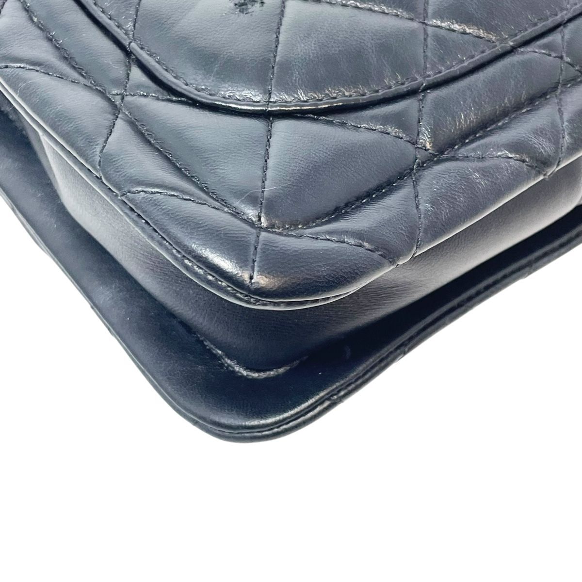 中古】 CHANEL シャネル マトラッセ チェーンショルダー ラムスキン