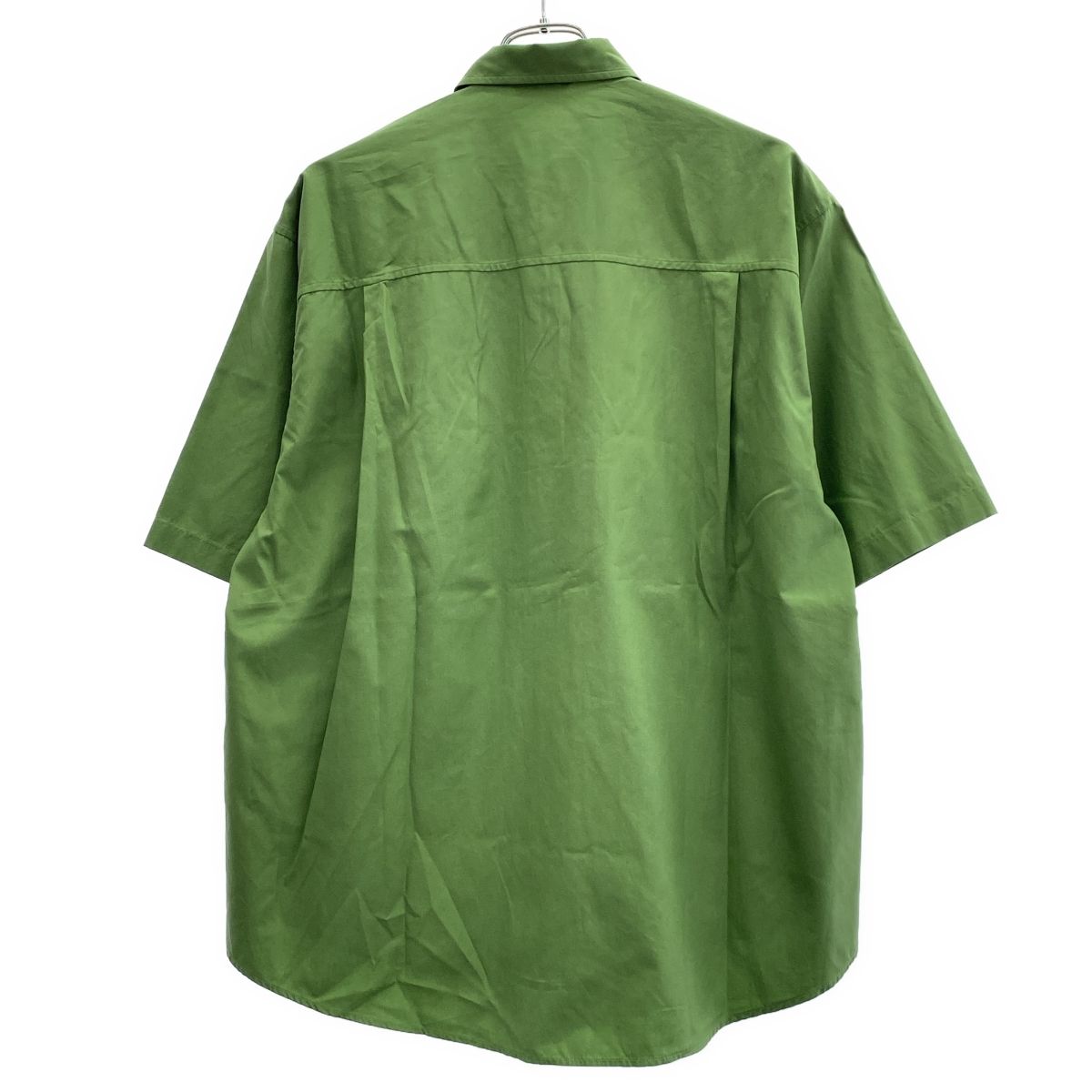 AURALEE オーラリー 23SS WASHED FINX TWILL BIG HALF SLEEVED SHIRT