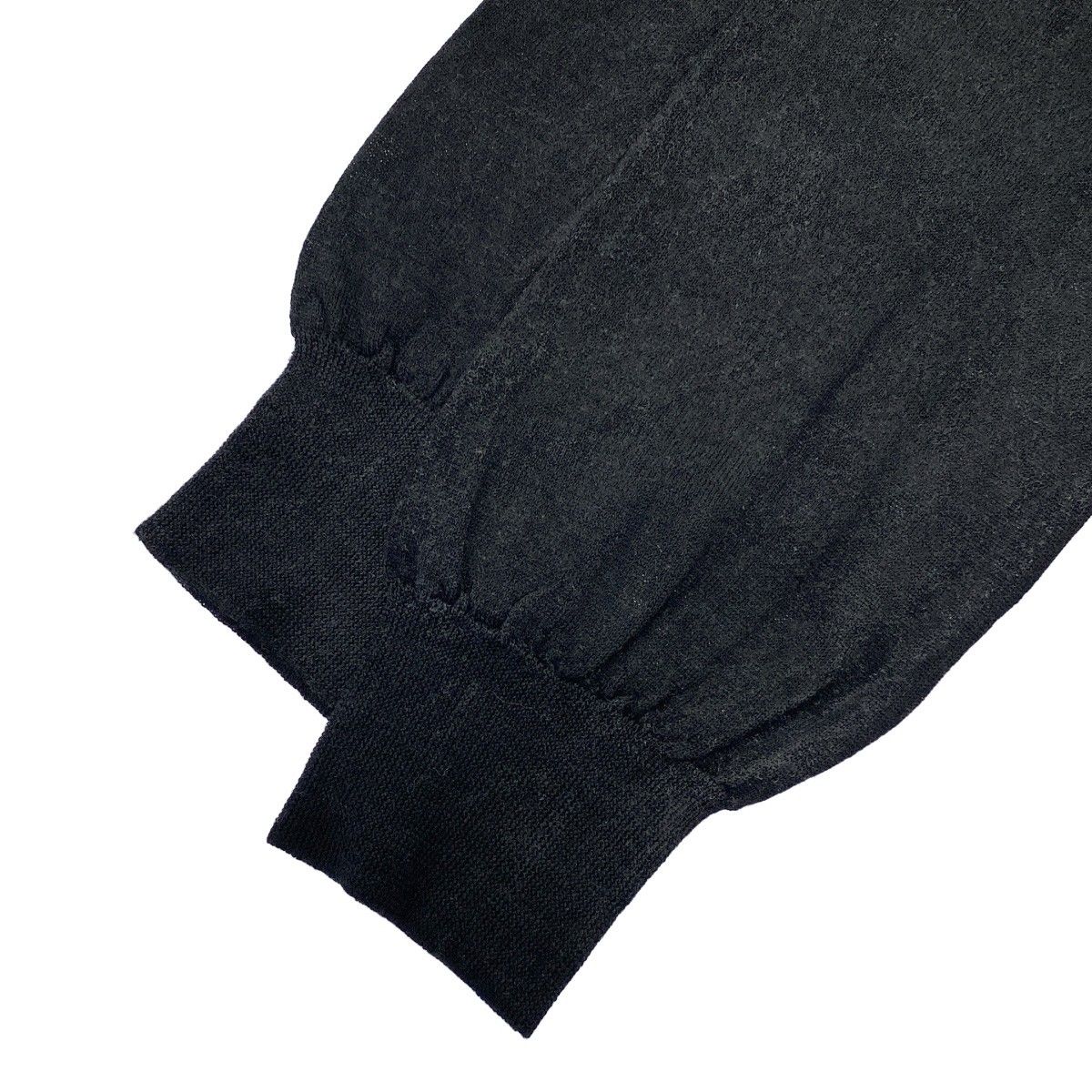 COMME des GARCONS HOMME PLUS コム デギャルソンオムプリュス 2003SS ウールペイントニットカーディガン XI-N004 ブラック M COMME des GARCONS HOMME PLUS コム デギャルソンオムプリュス 2003SS