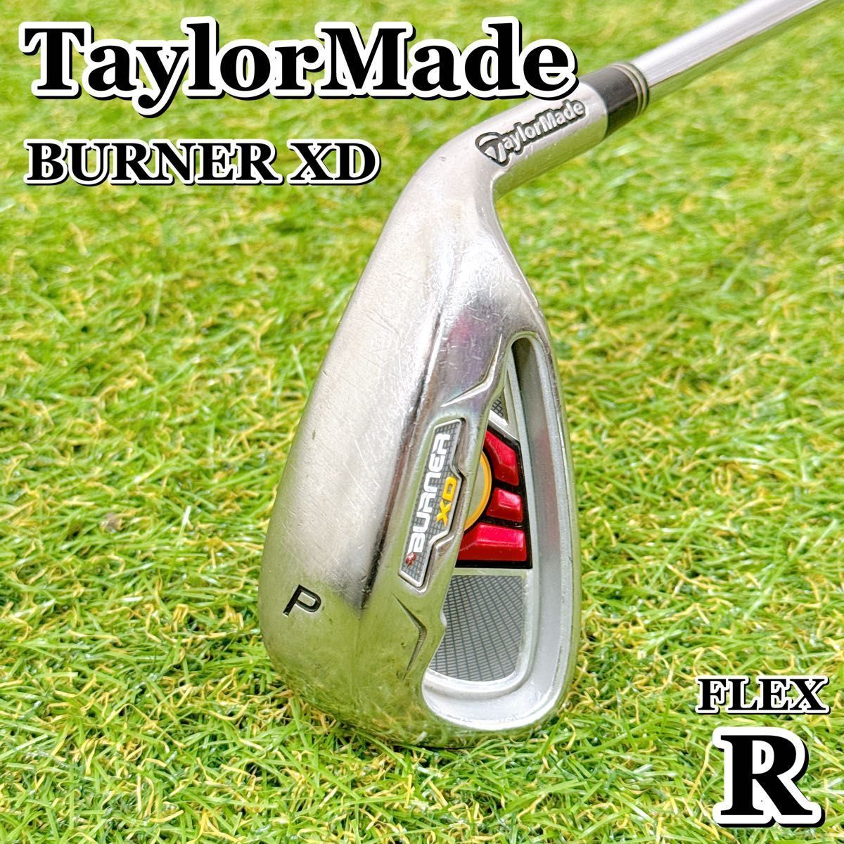 TaylorMade テーラーメイド BURNER XD アイアン PW ピッチングウェッジ スチール ブレックスR 男性 右利き 【K331】