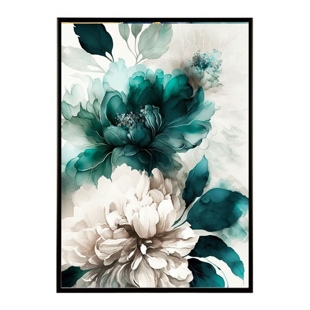 B2サイズ（約51x73cm）】【lm-poster-342】【フレーム付き】フラワー