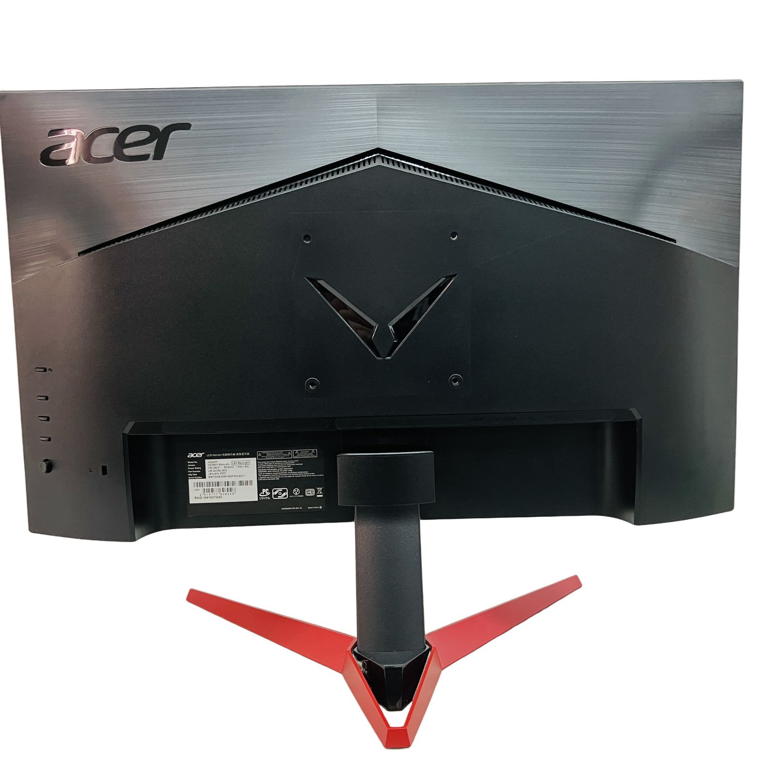 acer エイサー Nitro VG240Y 23.8インチ ゲーミングモニター フルHD