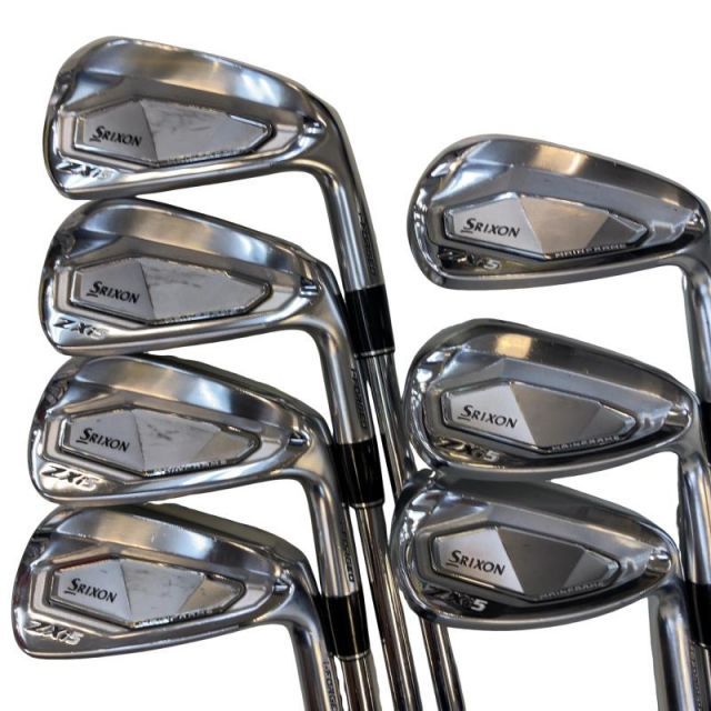 中古】 ダンロップ SRIXON ZXi5 8S アイアンセット IR 純正特注