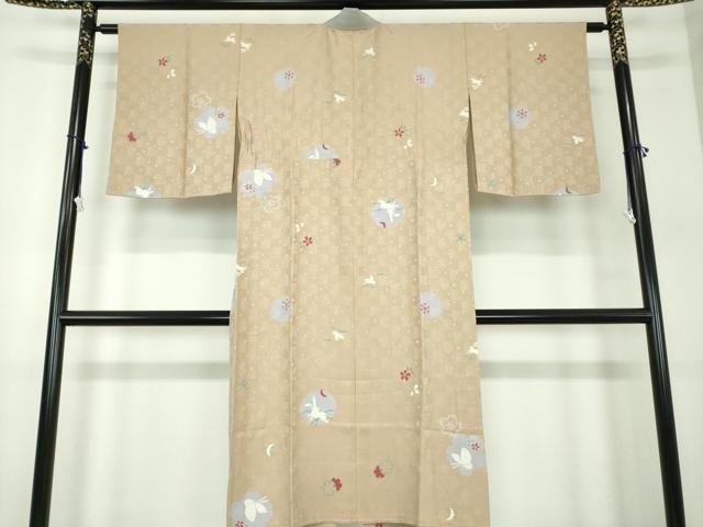 平和屋着物●長襦袢　無双仕立て　舞蝶文　金彩　正絹　逸品　AABD9840ph 平和屋着物○長襦袢 無双仕立て 舞蝶文 金彩 正絹 逸品 AABD9840ph