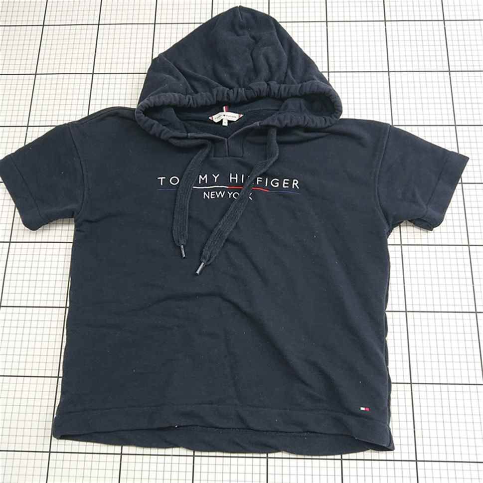◇ ⊇ トミー ヒルフィガー TOMMY HILFIGER 半袖パーカー Sサイズ 