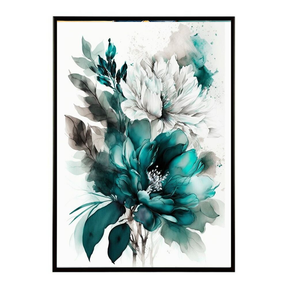 A0サイズ（約84x119cm）】【lm-poster-850】【フレーム付き】花柄