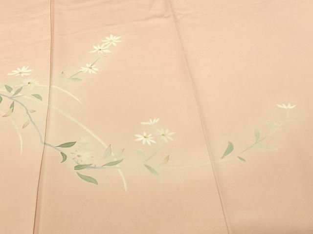 平和屋着物○本加賀友禅作家 成竹登茂男 訪問着 枝花文 暈し染め 正絹