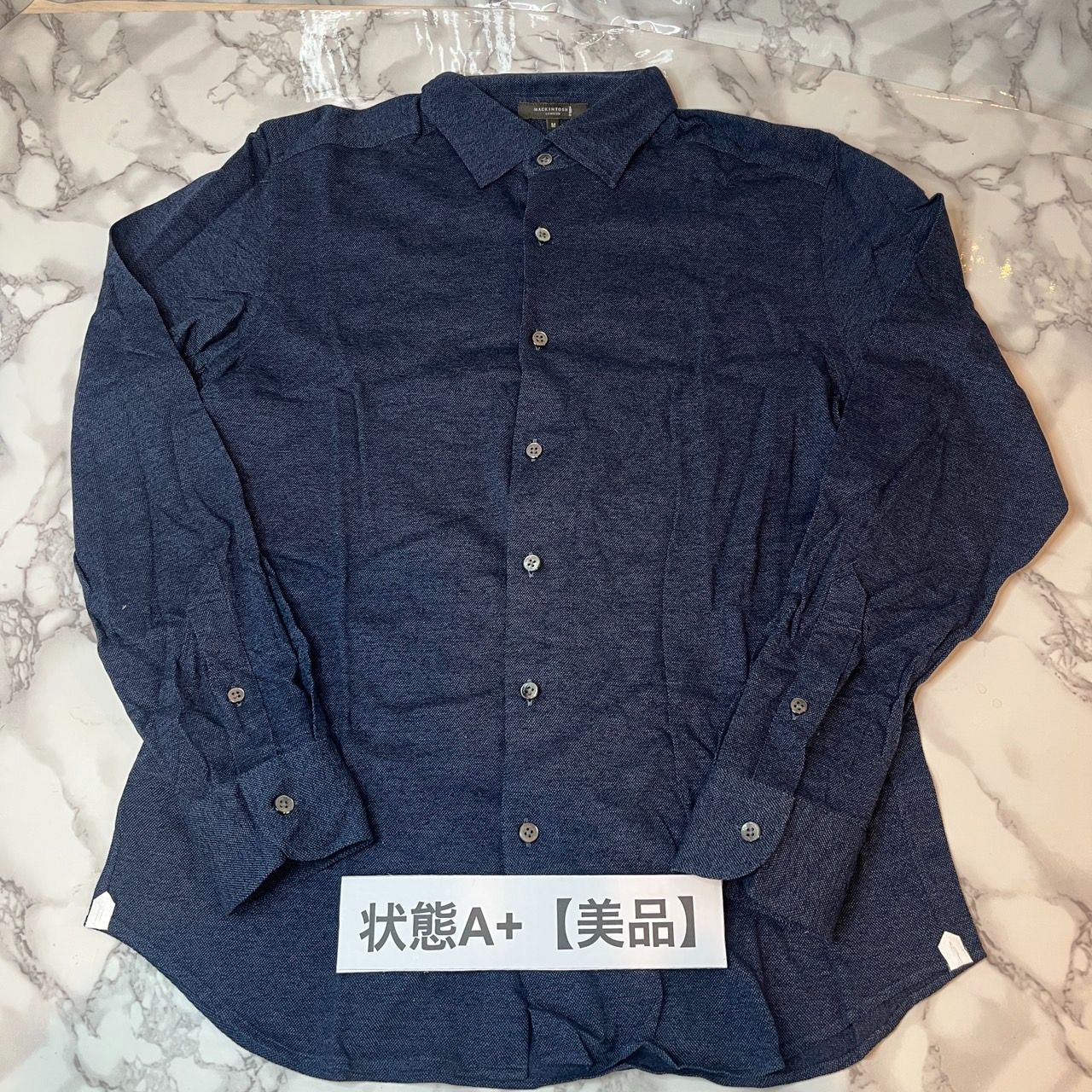 美品】マッキントッシュロンドン MACKINTOSH LONDON 長袖 シャツ M