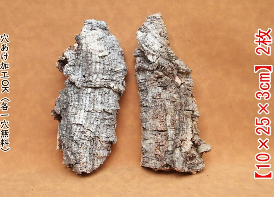 W488 ポルトガル産 厚め コルク樹皮 コルク板 バージンコルク 送料無料