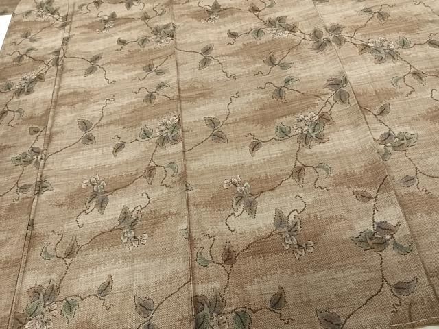 平和屋着物●本場大島紬　カタス9マルキ　花間道　地空き　正絹　逸品　AABF0388fy 平和屋着物○本場大島紬 カタス9マルキ 風景文 正絹 逸品 AABF1994csの