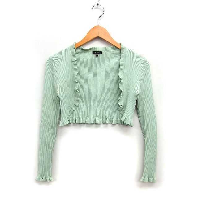 トッカ TOCCA ボレロ カーディガン ニット ショート リブ シルク