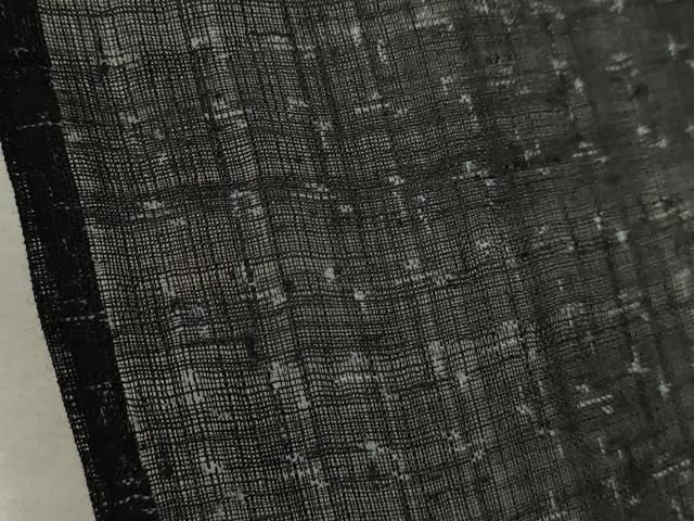 平和屋着物＊夏物 男性 石川県指定無形文化財 能登上布 本麻手織上布