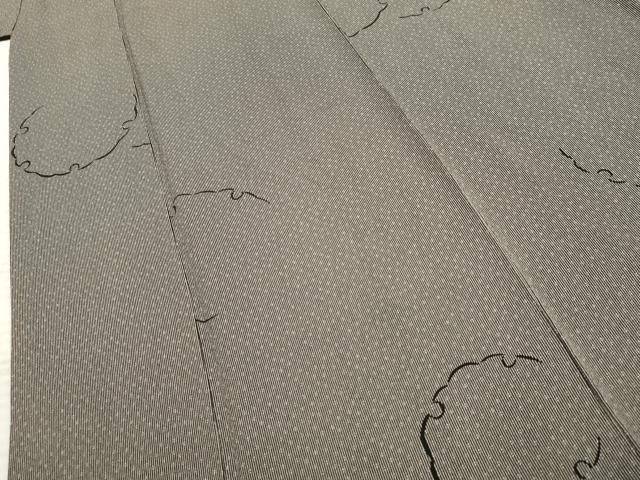 平和屋着物○江戸小紋 雪輪文 竹縞 正絹 逸品 AABF1010cs - メルカリ