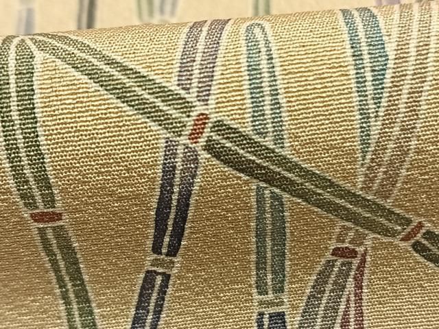 平和屋着物○十日町 加賀草木友禅の第一人者 田村哲彦 訪問着 木賊 暈