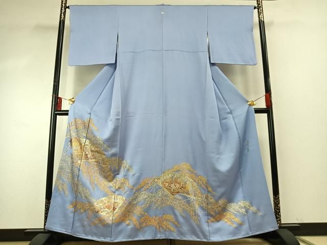 平和屋着物○金彩友禅 卓越技能者・名工・和田光正 色留袖 扇面花文