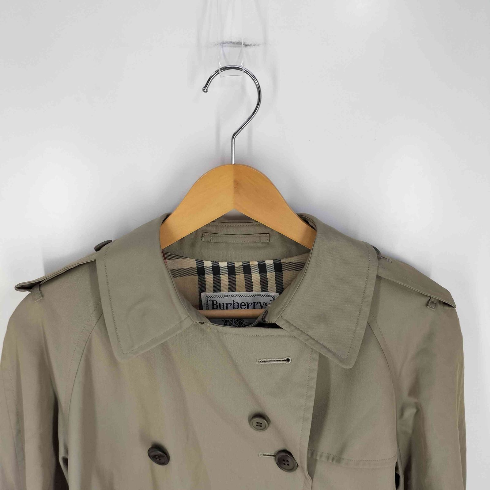 バーバリーズ BURBERRYS 裏地ノバチェック 玉虫 トレンチコート