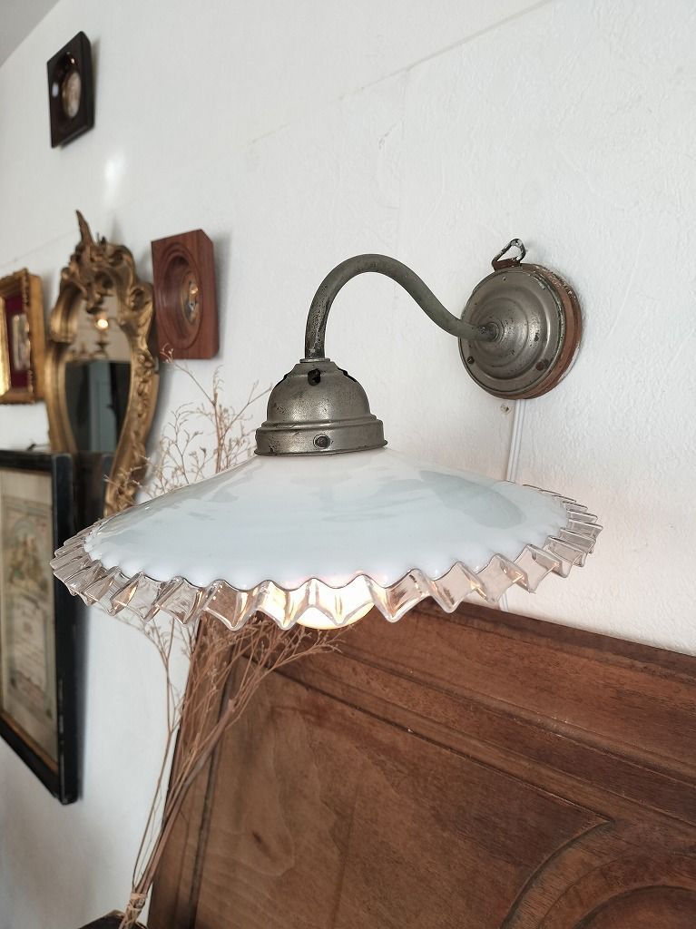 エリザベス 様 専用フランス アンティーク 素敵な 壁かけ オパリン