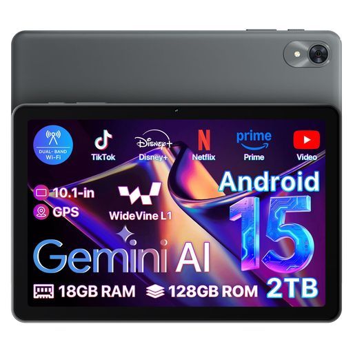 タブレット 新品未開封Android15 GeminiAI タブレット10インチ 128GB
