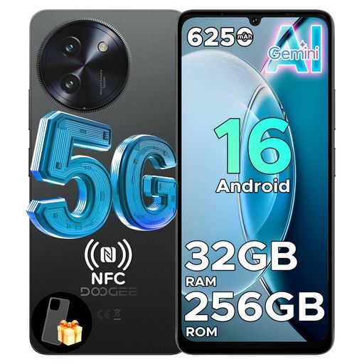 5GスマホAndroid16】DOOGEENote59proSIMフリースマートフォン6.75