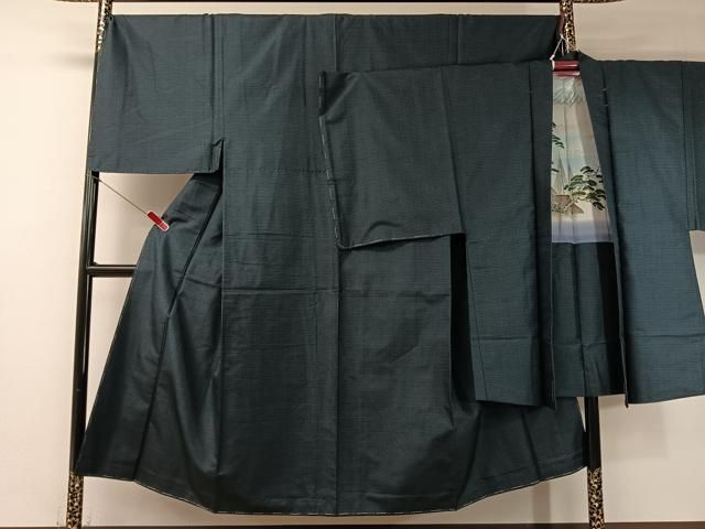 平和屋着物○男性 本場大島紬 アンサンブル 100亀甲 総詰め キング
