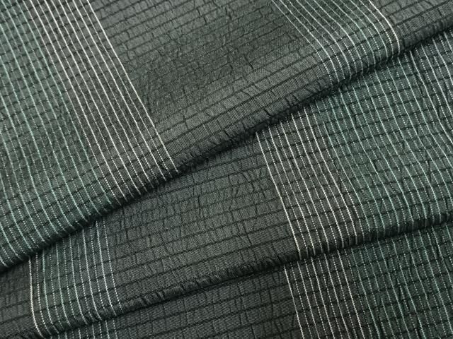 平和屋着物▽お召 単衣 間道 正絹 逸品 未使用 AABE5774fy - メルカリ