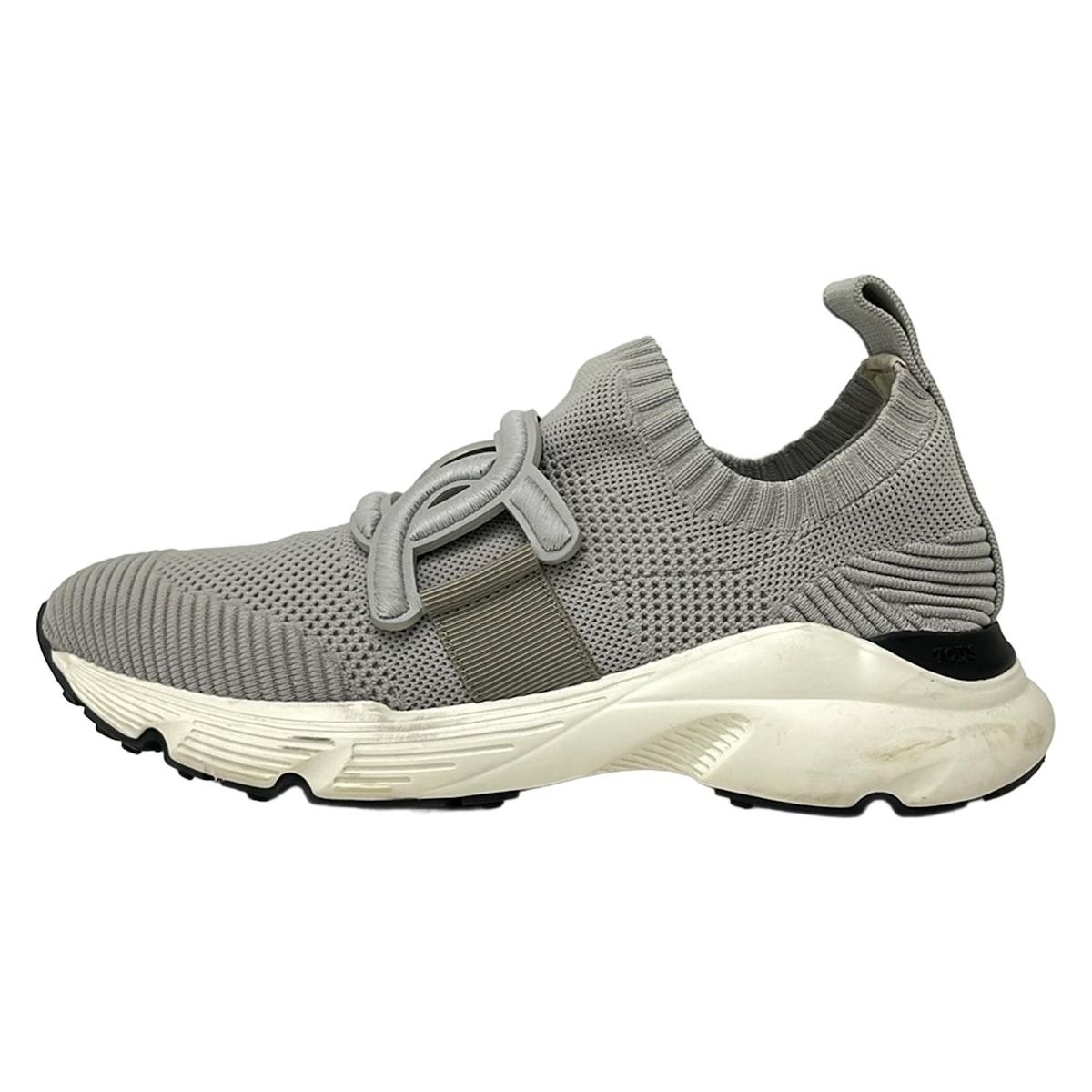 未使用級✨トッズ ケイト ファブリック スニーカー レディース ライトグレー TOD'S(トッズ) スニーカー 38 レディース ケイト ハイテクファブリック