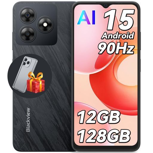 SIMフリースマホAndroid15初登場】BlackviewWave812GB+128GB2TB拡張