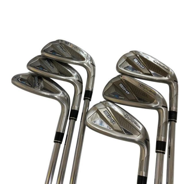 中古】 テーラーメイド SIM2 MAX 7S アイアンセット IR KBS MAX MT85