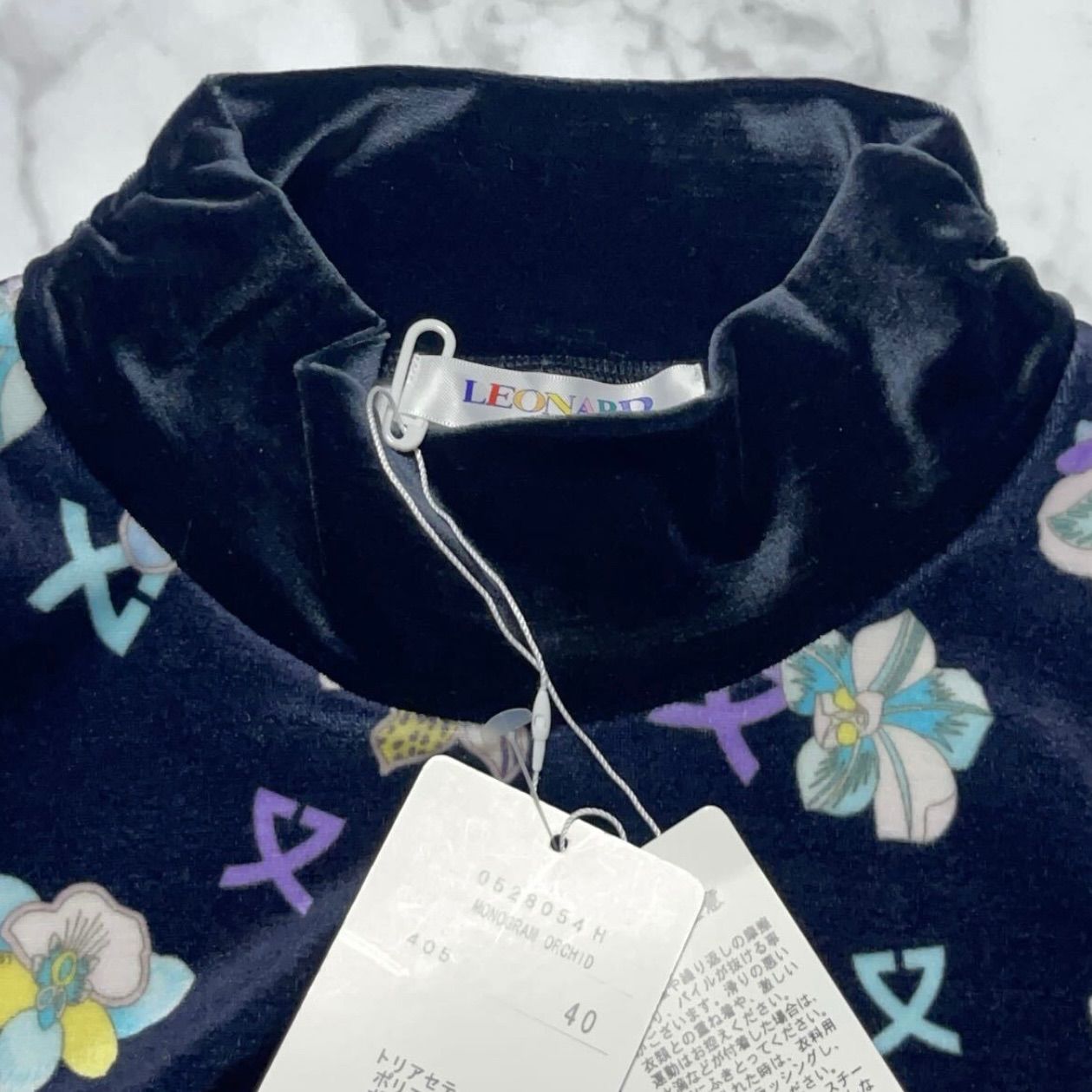 未使用品 レオナールスポーツ LEONARD SPORT 花柄 フラワー