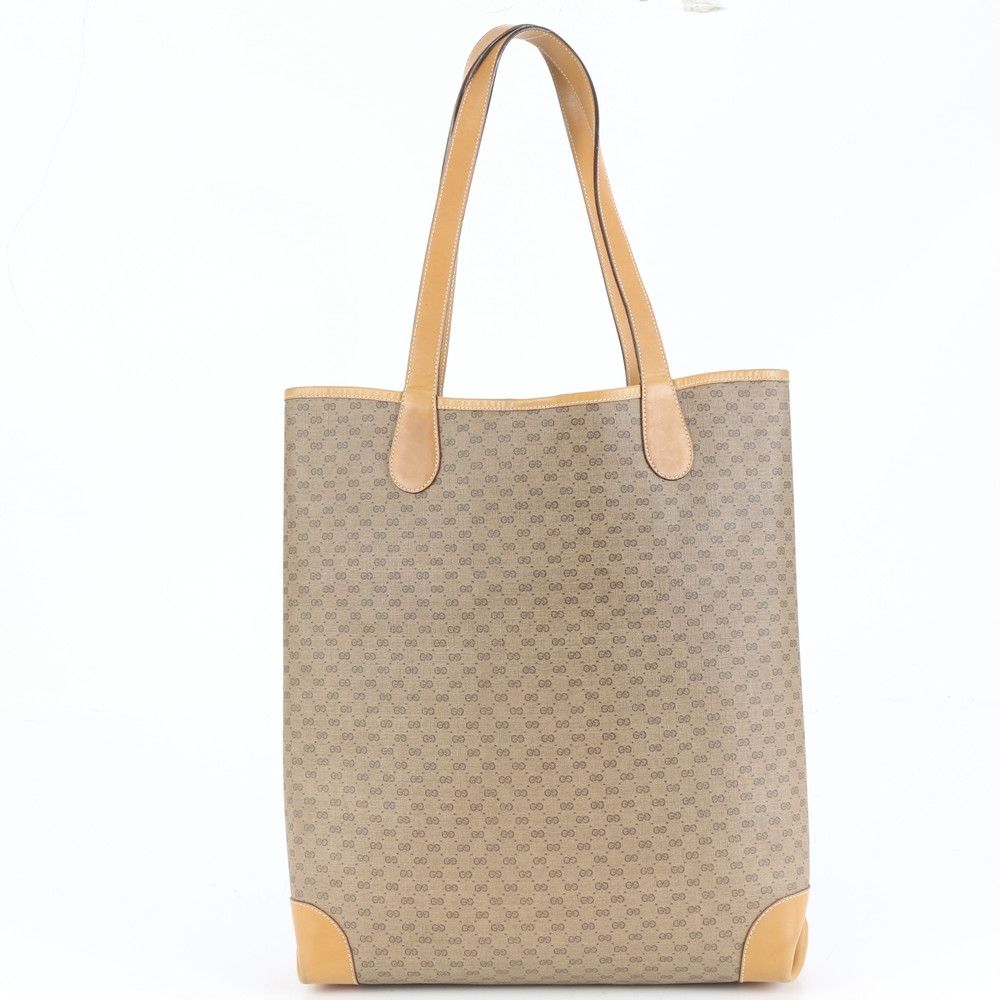 美品 ヴィンテージ オールド グッチ マイクロ GG シェリー ライン 002