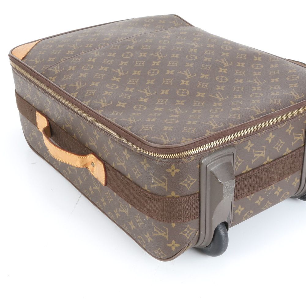 美品 ルイヴィトン モノグラム ペガス 55 M23294 レザー スーツケース