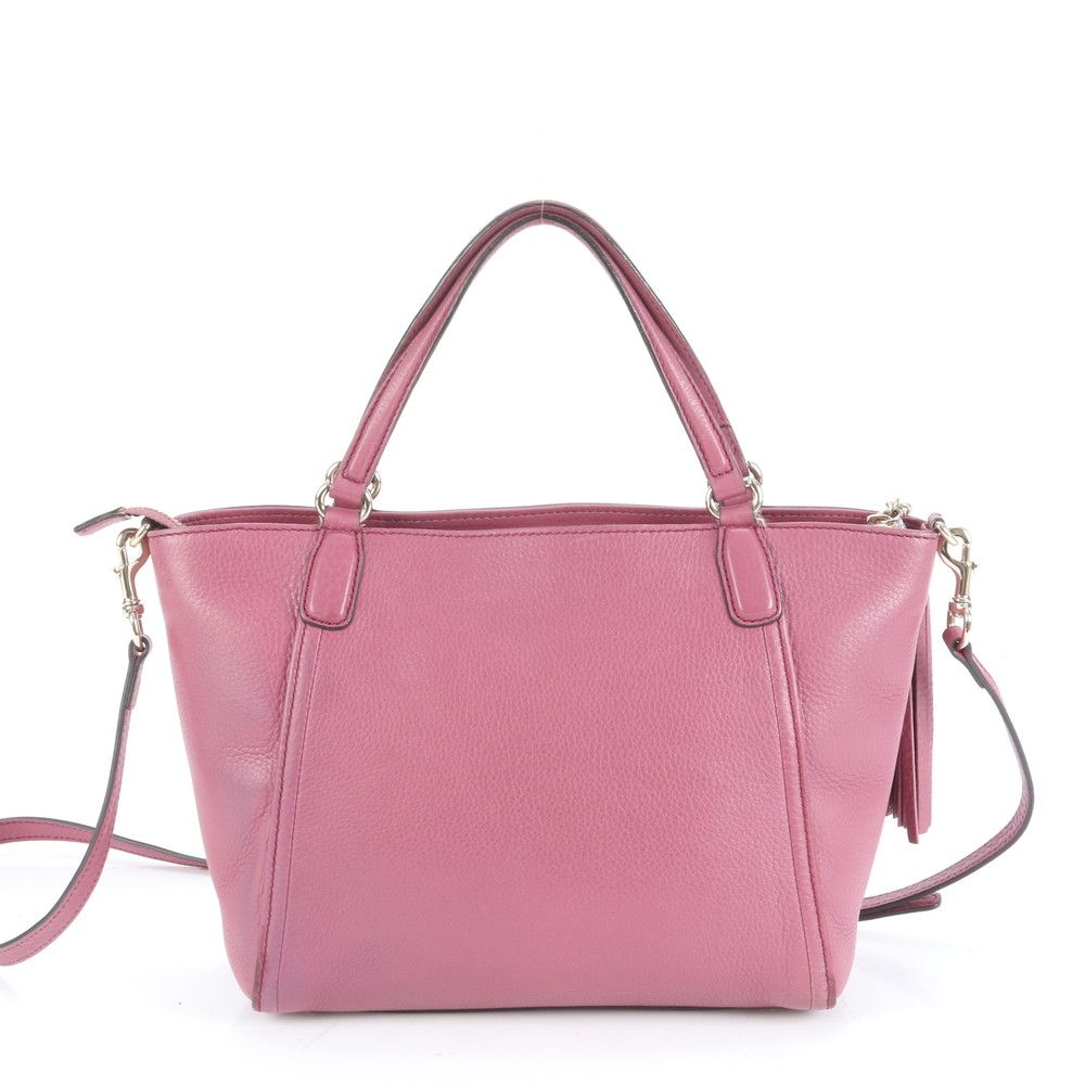 極美品 グッチ ソーホー インターロッキングG タッセル 369176 レザー