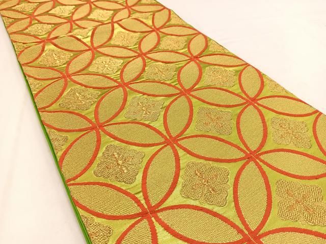 B5 唐織 吉祥文様 華文 七宝 亀甲 花菱 六通 正絹 フォーマルな袋帯 31 B5 唐織 吉祥文様 華文 七宝 亀甲 花菱 六通 正絹 フォーマルな袋帯 31 B5