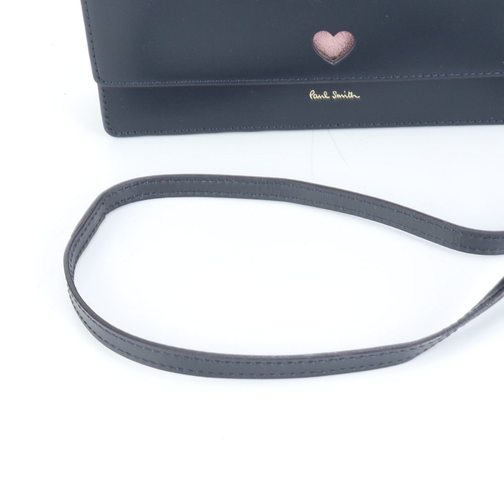 極美品 ポールスミス ハートカットアウト 斜め掛け ショルダー