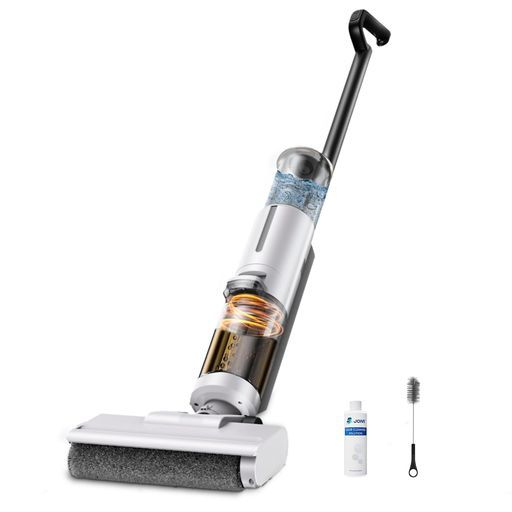 コードレス掃除機 モップヘッド付 掃除機と水拭き 2in1 充電式 強力吸引 JONRED12Lite水拭き掃除機吸引&水拭き2in1コードレススティック掃除機