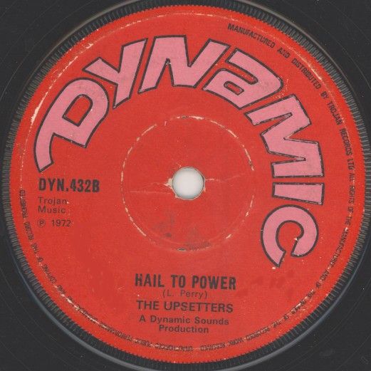 英7” Junior Byles / The Upsetters Pharoah Hiding / Hail To Power