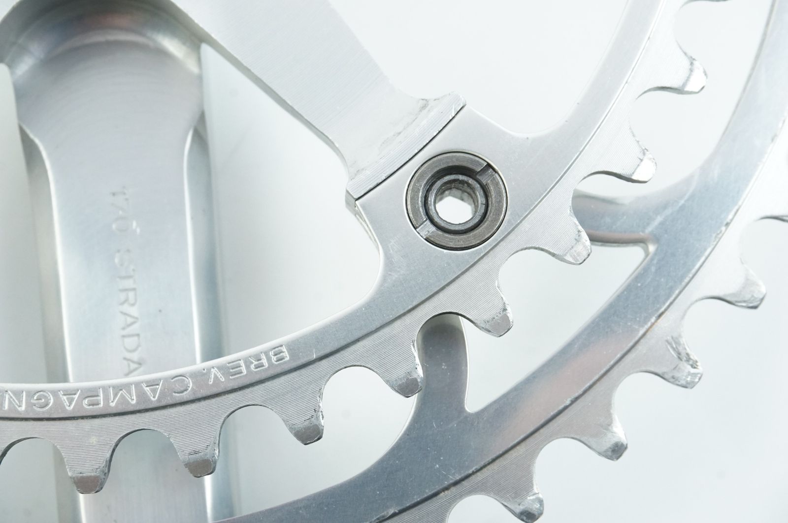 カンパニョーロ　クランク　シルバー　STRADA CAMPAGNOLO 「カンパニョーロ」 1049/A STRADA SUPER RECORD 52-42T
