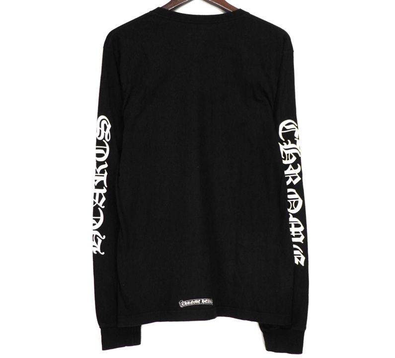 クロムハーツ CHROME HEARTS 【 Neck Logo LS TEE 】 ネックロゴ 袖