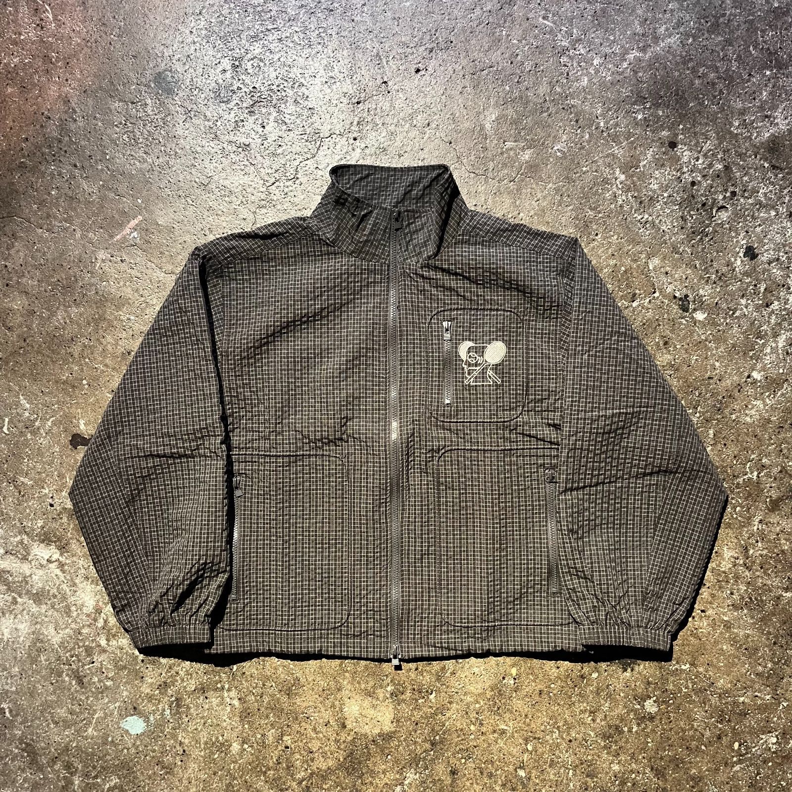 BRAIN DEAD 25aw Equipment Tennis Zip Jacket Chocolate M ブレイン