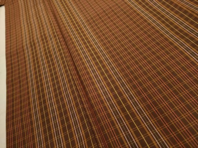 平和屋着物□本場縞大島紬 格子 正絹 逸品 AABD5473sx - メルカリ