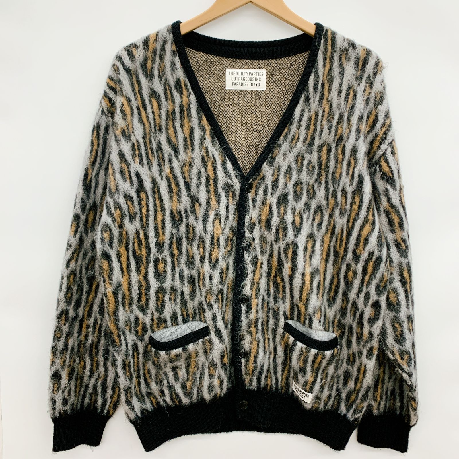 WACKO MARIA GUILTY PARTIES レオパード柄カーディガン WACKO MARIA GUILTYPARTIES ワコマリア ギルティーパーティーズ ニット